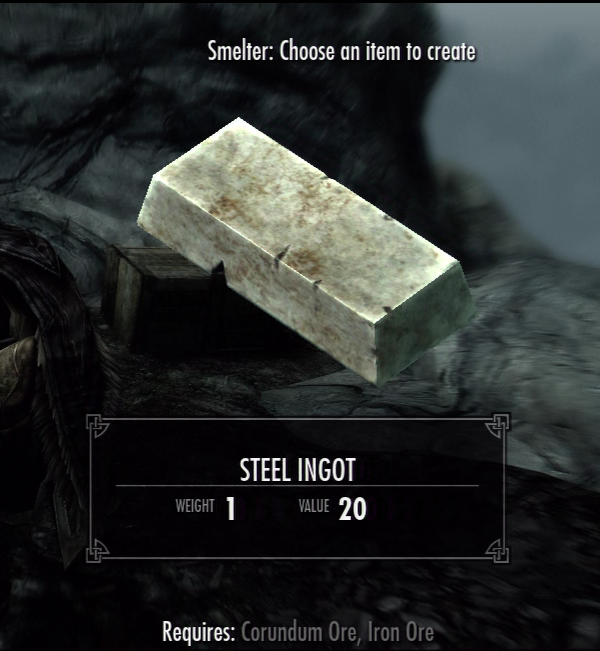 Steel Ingot – The Elder Scrolls V: Skyrim Guide